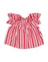 Twinset Toddler Girl Top Red Size 6 Viscose, Polyamide In Red