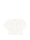 Twinset White Crochet-effect Top In White