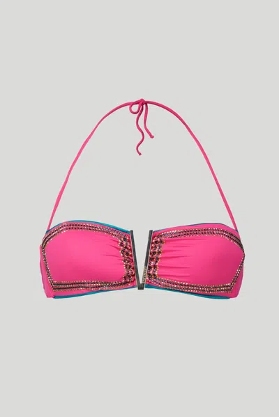 Twinset Top Bikini Fascia Fuxia In Rosa