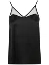 Twinset Twin-set Top In Black