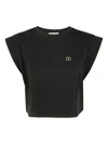 Twinset Cap-sleeve Cropped Top