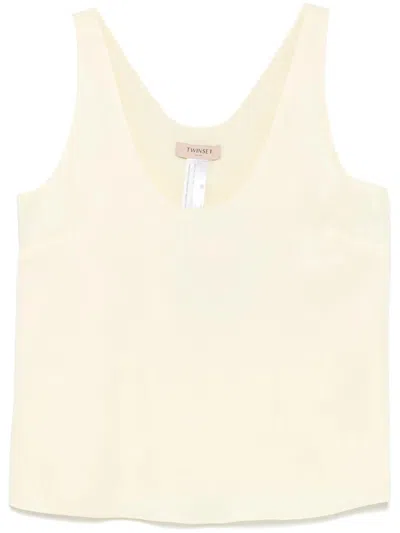 Twinset Top Clothing In Neutral
