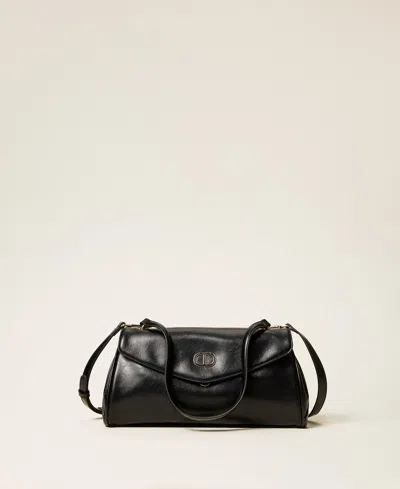 Twinset Sac À Main Avec Oval T In Black