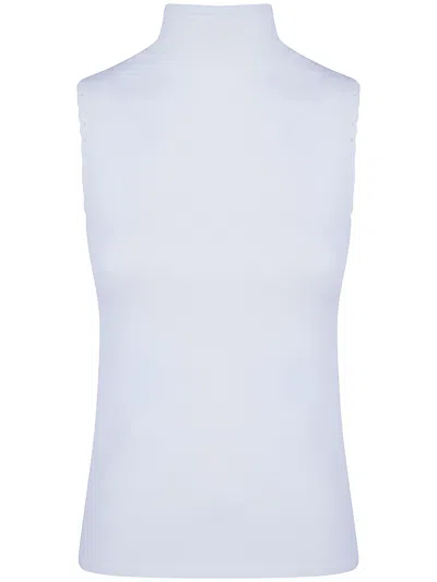 Twinset Knitted Top With Crochet Details In White