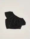 Twinset One-shoulder Top In Nero