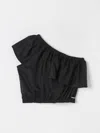 Twinset One-shoulder Top In Black