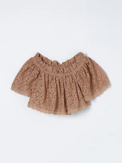 Twinset Top  Kids Colour Brown