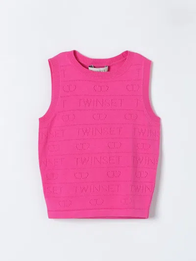 Twinset Top  Kids Colour Fuchsia