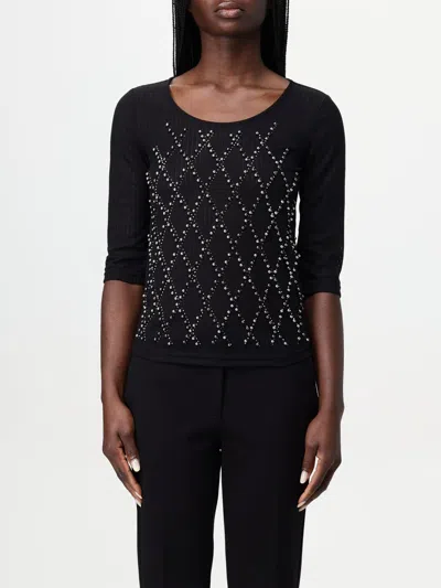 TWINSET T-SHIRT TWINSET WOMAN COLOR BLACK,G56173002