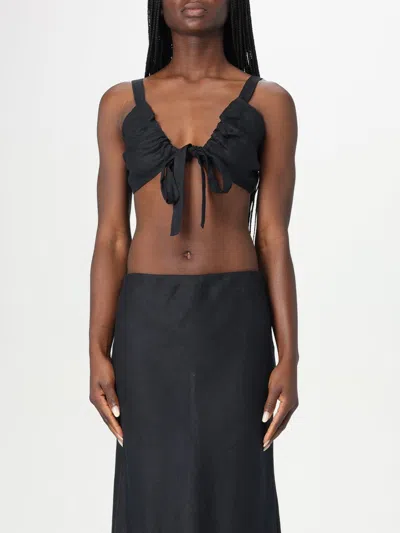 TWINSET TOP TWINSET WOMAN COLOR BLACK,G56429002