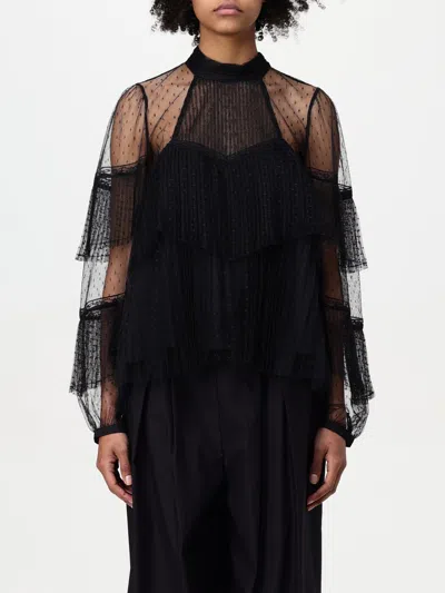 TWINSET TOP TWINSET WOMAN COLOR BLACK,G56442002