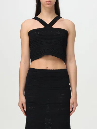 TWINSET TOP TWINSET WOMAN COLOR BLACK,G83186002