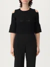 Twinset Top  Woman Color Black In Black