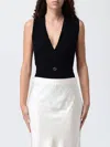 Twinset Top  Woman Color Black In Black