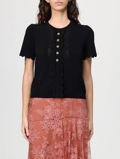 Twinset Top  Woman Color Black In Black