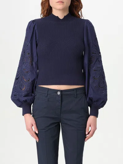 Twinset Top  Woman Color Blue