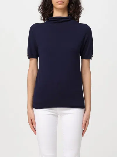 Twinset Top  Woman Color Blue In Blue
