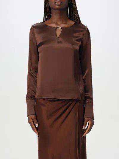 Twinset Top  Woman Color Brown In Braun