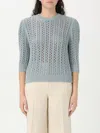 Twinset Sweater  Woman Color Gnawed Blue In Hellblau