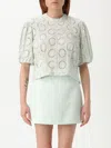 Twinset Twin-set Water Green Cotton Clothing Shirts