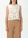 Twinset Top  Woman Color Ivory In アイボリー