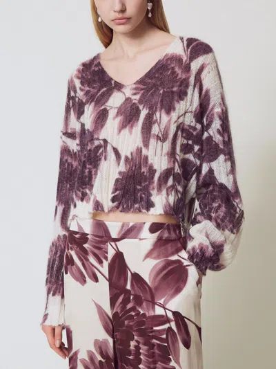 Twinset Top  Woman Color Multicolor In Purple