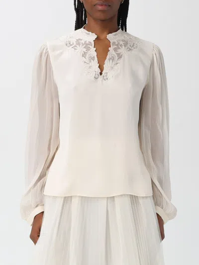 Twinset Top  Woman Color Natural In Brown