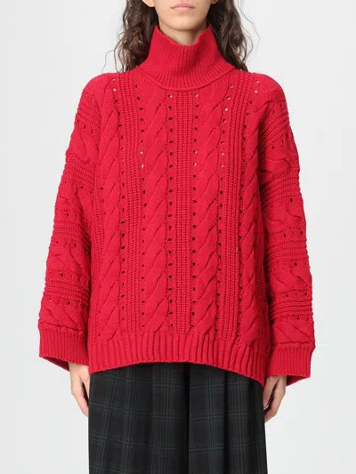 TWINSET SWEATER TWINSET WOMAN COLOR RED,H62387014
