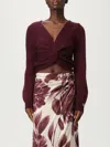 Twinset Maglia In Burgundy