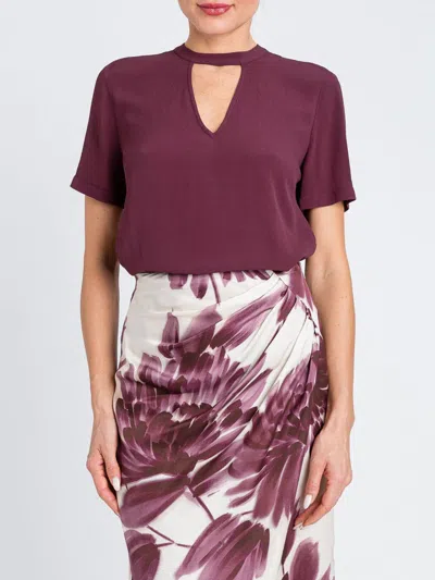 Twinset Top  Woman Color Red Purple