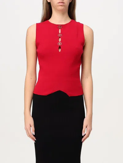 TWINSET TOP TWINSET WOMAN COLOR RED,418729014