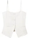 Twinset Woven Top In White