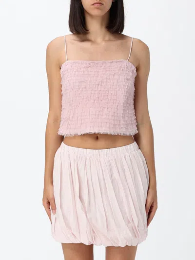 Twinset フリンジトップ In Pink
