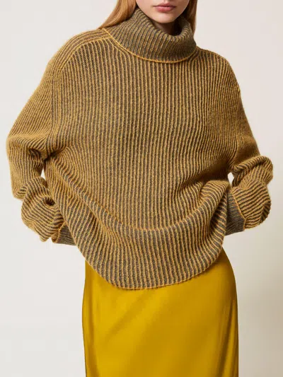 Twinset Top Woman  In Brown