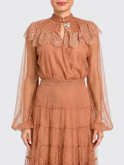 Twinset Top  Woman Color Brick Red In Brown