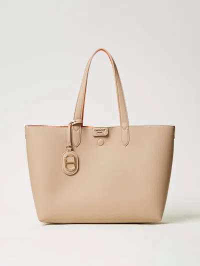 Twinset Tote Bags  Woman Color Beige