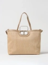 TWINSET TOTE BAGS TWINSET WOMAN COLOR BEIGE,406495022