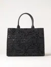 Twinset Victoria Shopper Bag In Black