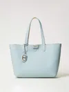 Twinset Tote Bags  Woman Color Gnawed Blue