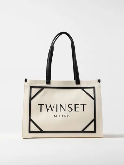 Twinset Tote Bags  Woman Color Pearl