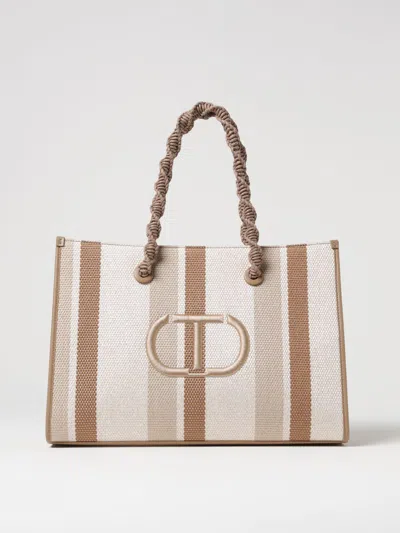 Twinset Tote Bags  Woman Color Sand