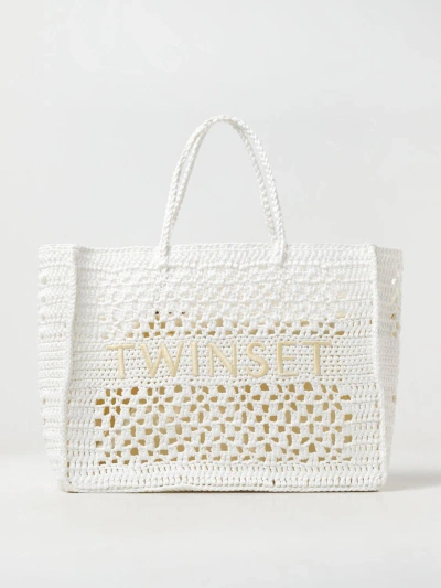 Twinset Tote Bags  Woman Color White
