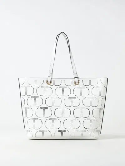 Twinset Tote Bags  Woman Color White