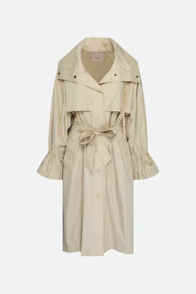 Twinset Trench Beige In Neutral
