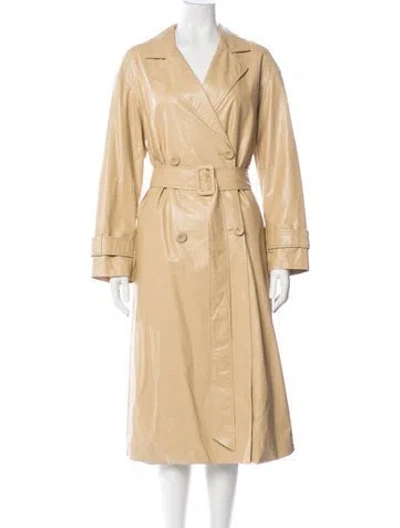 Pre-owned Twinset Trench Coat In Neutral