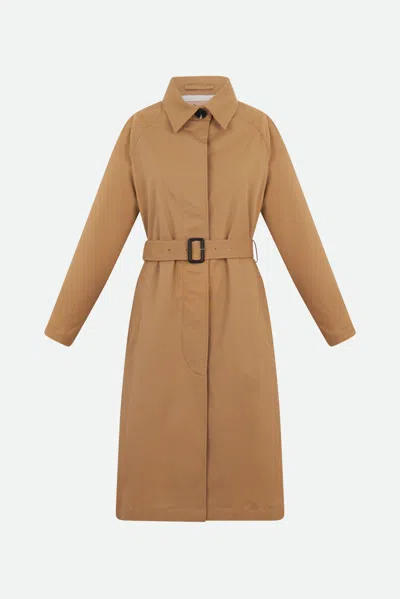 Twinset Trench Nude In Brown
