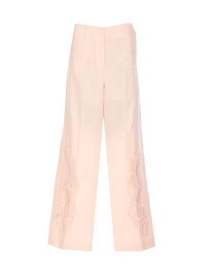 Twinset Trousers In Pink