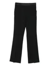 Twinset Straight-leg Casual Pants In Black