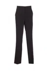 Twinset Flared Side-pocket Trousers In Black