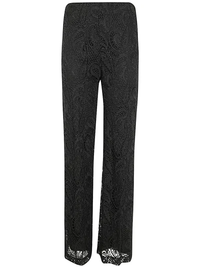 Twinset Trousers In Black